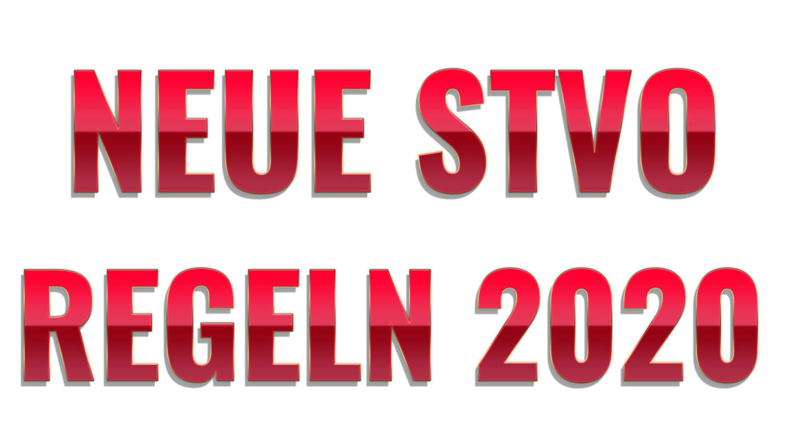 Die neuen Regeln der StVO ab 2020